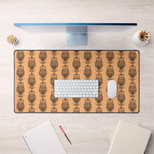 Hibou (orange) - Dessous de bureau