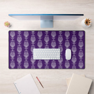 Hibou (violet) - Dessous de bureau