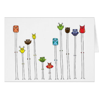 Hiboux dans Multicolors