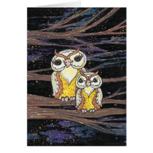 Hiboux de maman et de Bub