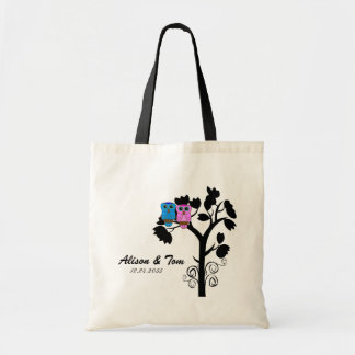 Hiboux - Thème Inséparable - Sac de femme de chamb