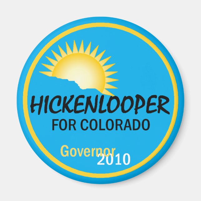 Hickenlooper 2010 Magnet (Devant)