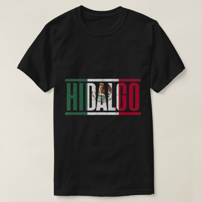 Hidalgo con la bandera de Mà©xico T-Shirt (Design devant)