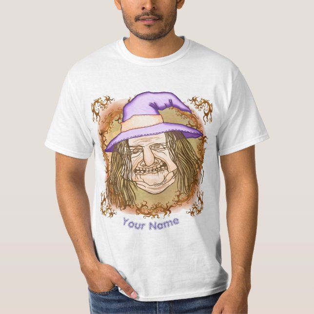 Hideous Ugly Witch t-shirts personnalisés (Devant)