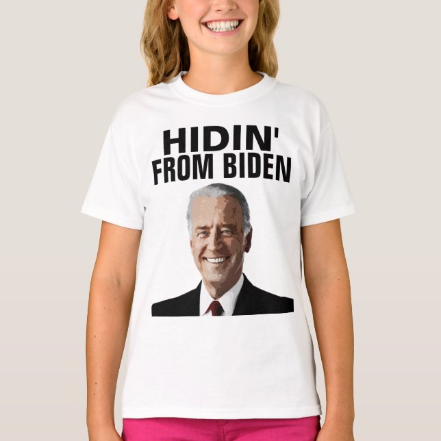 HIDIN' DES T-shirts BIDEN KIDS (Devant)