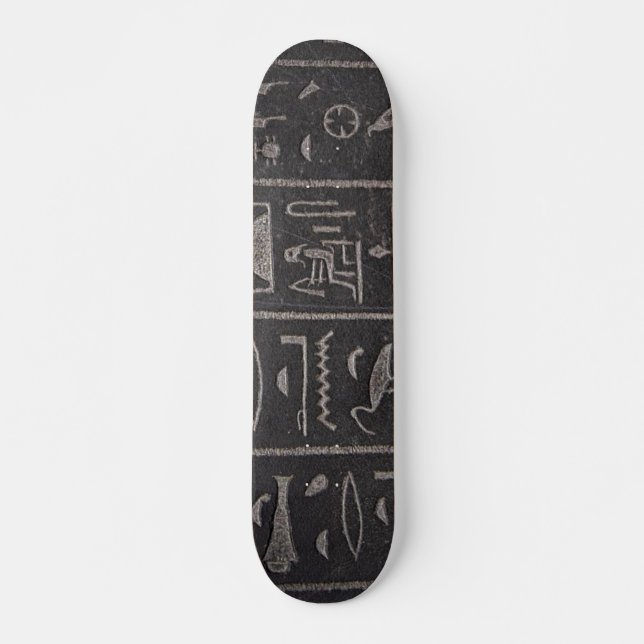 Hiéroglyphes égyptien Skateboard (Devant)