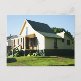 Higgins Beach Chalet Vintage Carte postale Matin S