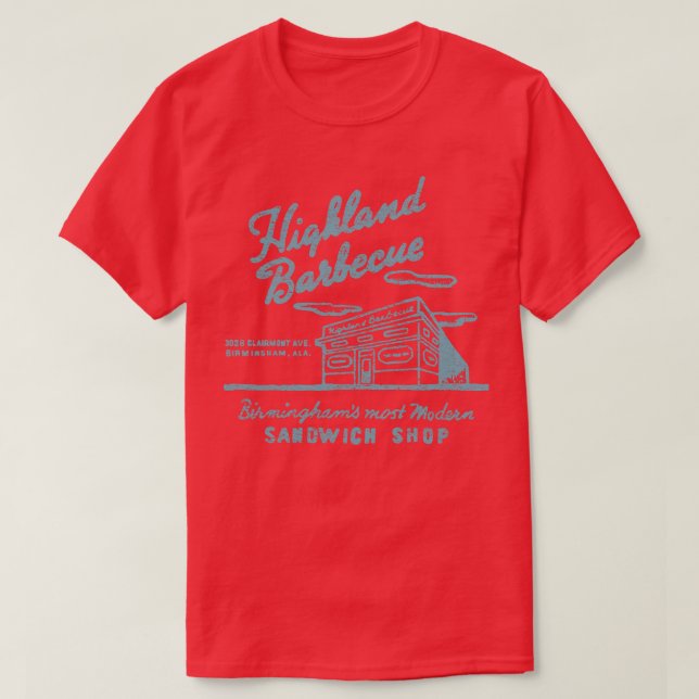 Highland Barbeque TShirt (Design devant)