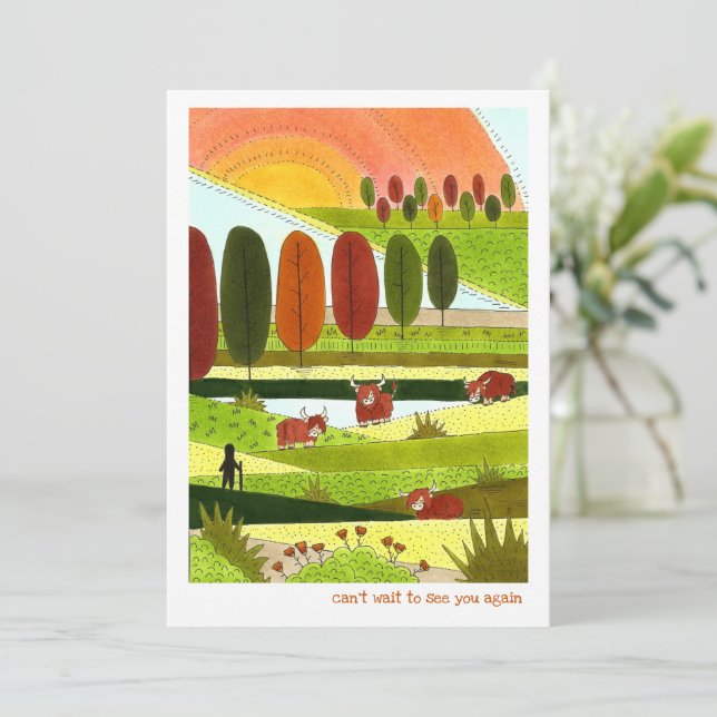 Highland Cows Happy Place (Debout devant)