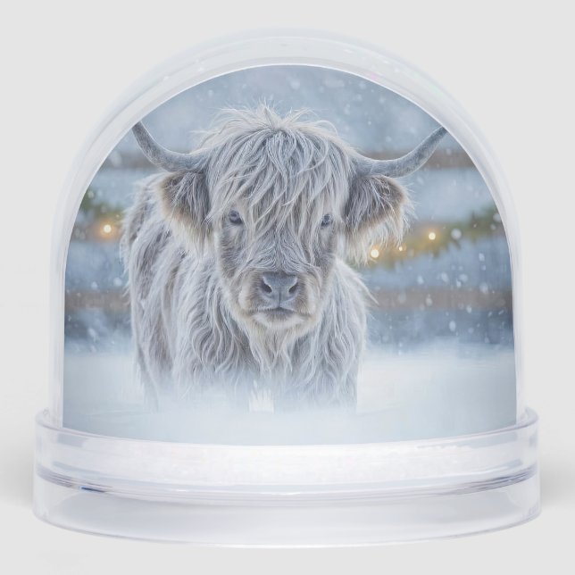 Highland Cute Calf in Snow Country Christmas (Avant)