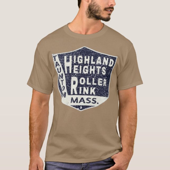 Highland Heights Roller Rink T-Shirt - Taunton, MA (Devant)