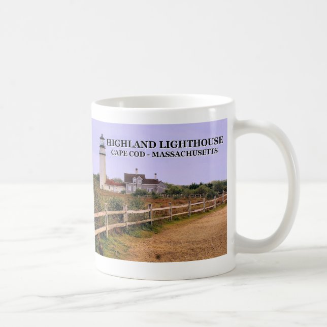 Highland Lighthouse, Cape Cod, Massachusetts Mug (Droite)