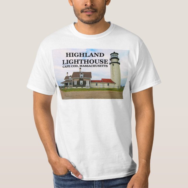 Highland Lighthouse, T-Shirt Massachusetts (Devant)