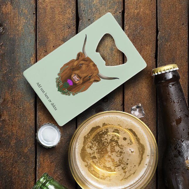 Highland Scottish Vache Purple Celple Knot Work (Créateur téléchargé)