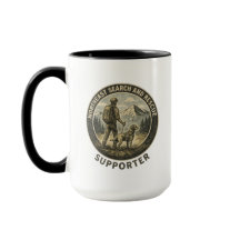 Hiker and Labrador Retriever Search and Rescue Mug