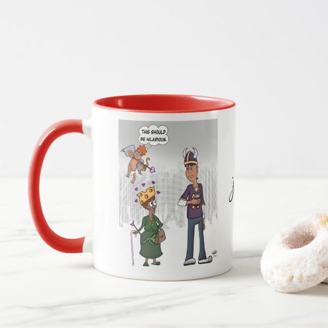 Hilariance Cupid Combo Mug (Avec donut)
