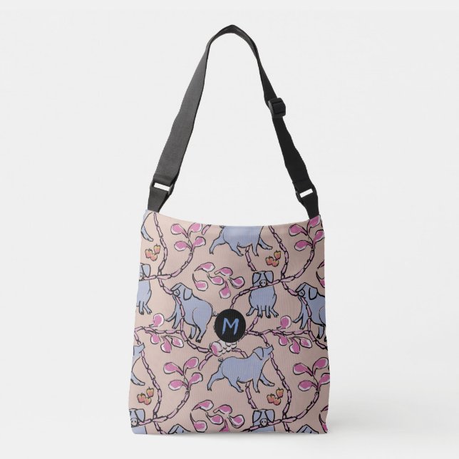 Hilarié motif chinois porc année Monogramme sac (Devant)