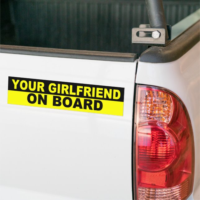 Hilarious bumper sticker par AardvarkApparel (Sur camion)