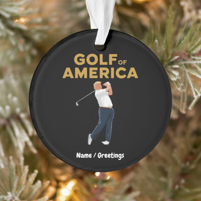 Hilarious Funny Golf of America Mème Trump Pun (Arbre)
