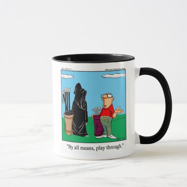 Hilarious Golf Humour Mug (Droite)