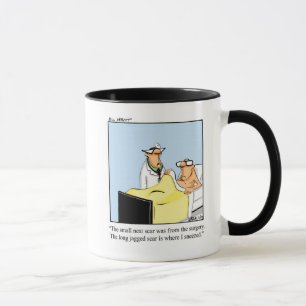 Hilarious Obtenir bien Humour café Mug