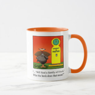 Hilarious Thanksgiving Humour Mug cadeau