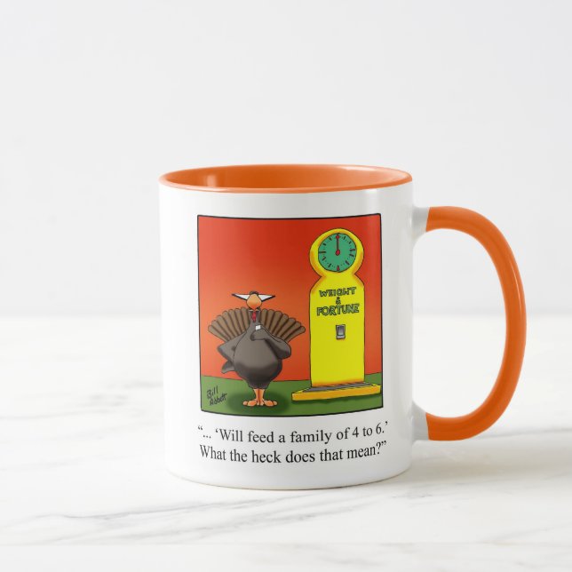 Hilarious Thanksgiving Humour Mug cadeau (Droite)
