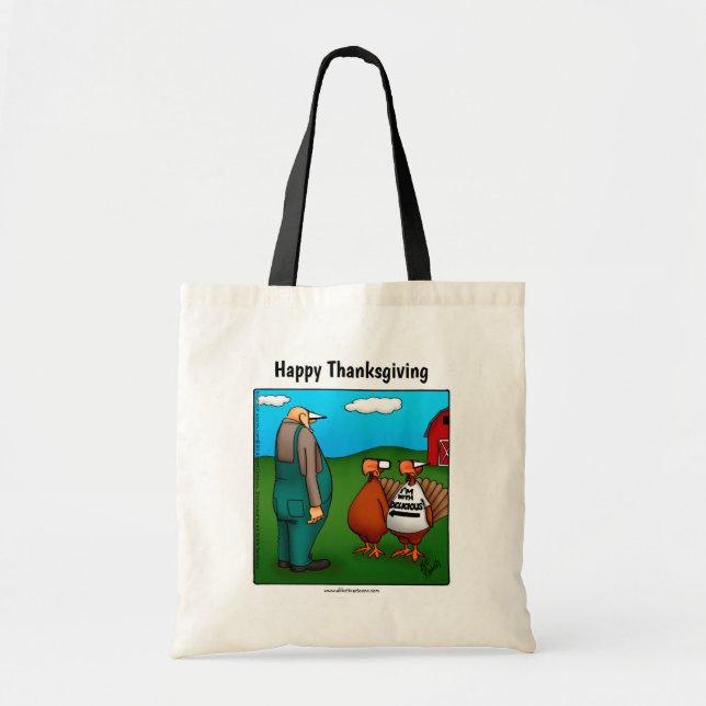 Hilarious Thanksgiving Sac fourre-tout Cadeau (Devant)