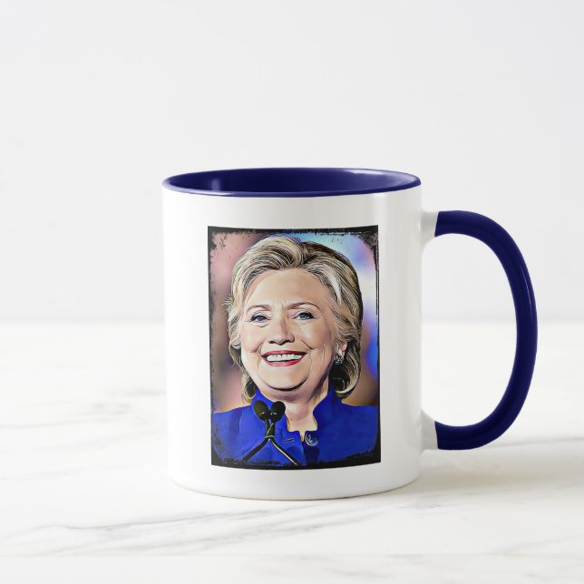 Hilary Clinton Memorabilia Keepsaké café Mug (Droite)