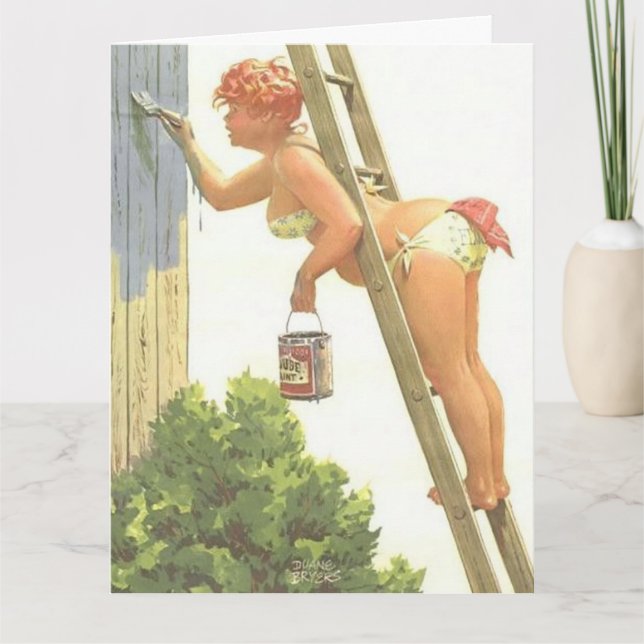 HILDA CURVY BIG BOTTOMOMÉ SUR LES CARTES DE SALUT  (Devant)