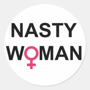 Hillary 2016 Nasty Woman sticker