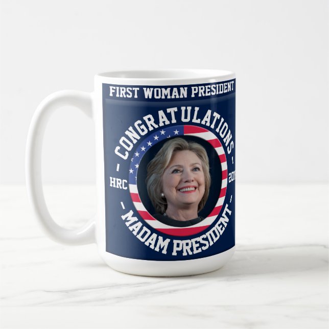 Hillary a remporté l'élection ! Tasse de (Gauche)