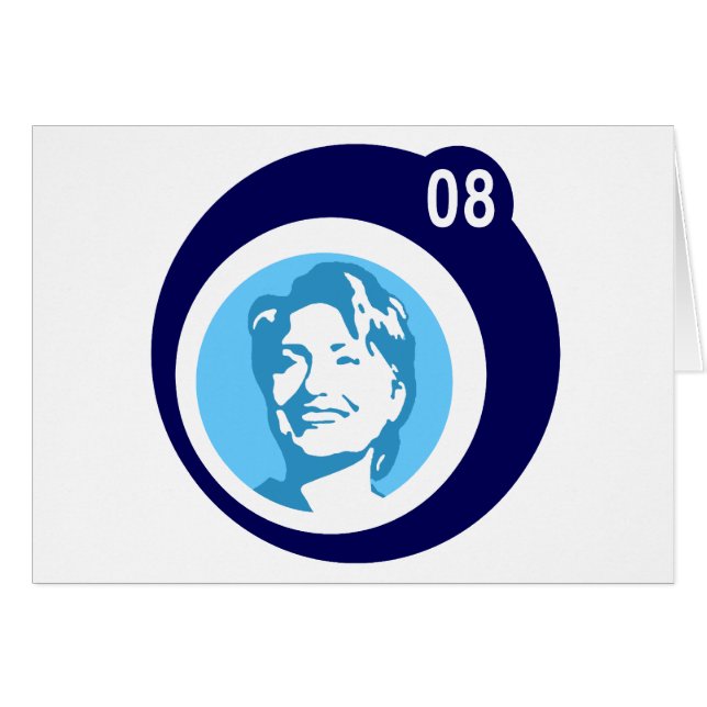 hillary clinton : bulles bleues : (Devant horizontal)