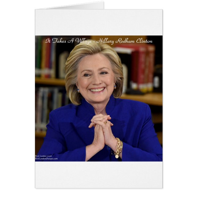 Hillary Clinton Le Village Pour Élever Les Enfants (Devant)