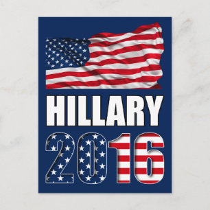 Hillary Clinton pour la présidence Carte postale 2