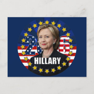 Hillary Clinton pour la présidence Carte postale 2