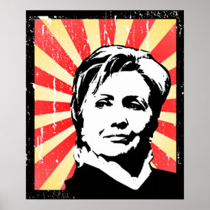 HILLARY CLINTON PROPAGANDA POSTER