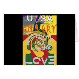 Hillary États-Unis Président Stronger Together red