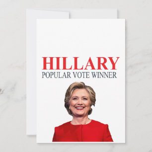 Hillary, gagnante du vote populaire !