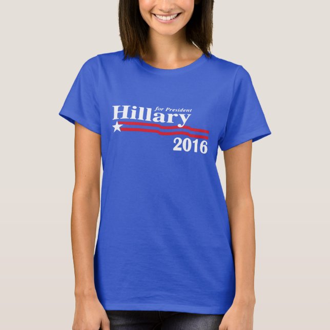 Hillary pour le président T-shirt 2016 (Devant)