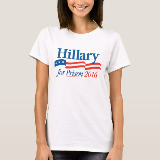 Hillary pour le T-shirt 2016 de prison