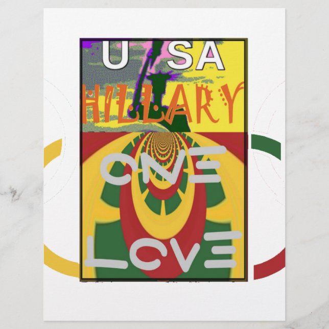 Hillary USA Plus Fort Ensemble Votez Un Amour Pour (Devant)