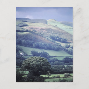 Hillside in Wales Carte postale britannique