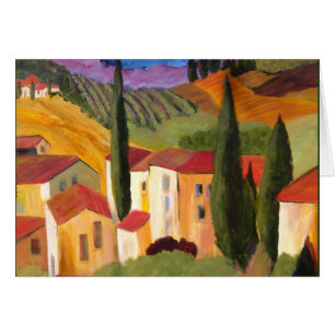 Hillside toscan par l'artiste Therese