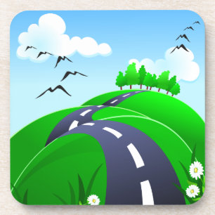 Hilly road, dessous de verre