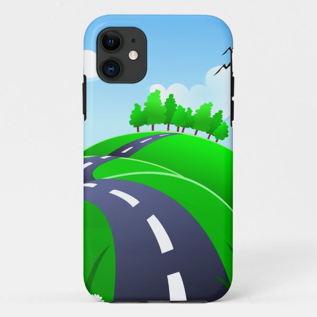 Hilly road, iPhone 5 coque (Dos)