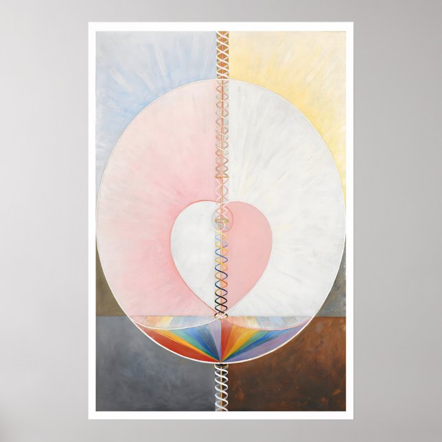 Hilma af Klint 'La Colombe' Impression d'art abstr (Devant)