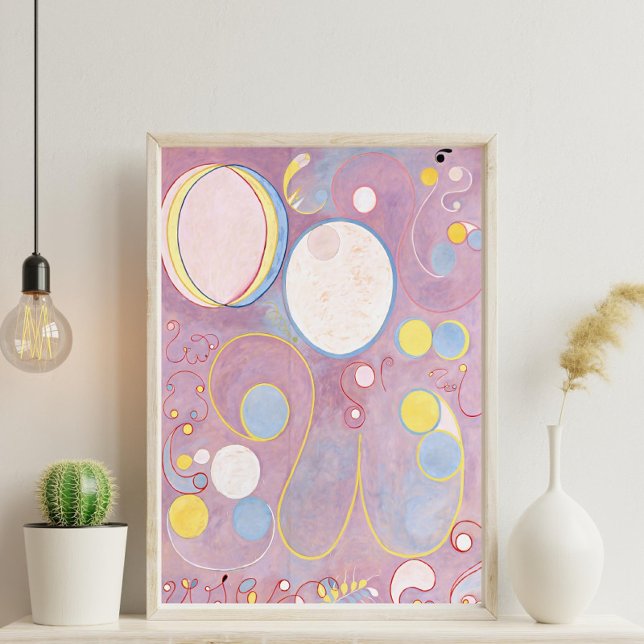 Hilma af Klint - La dix plus grande affiche No 8 (Créateur téléchargé)