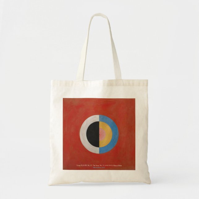 Hilma af Klint Sac fourre-tout d'art abstrait (Devant)
