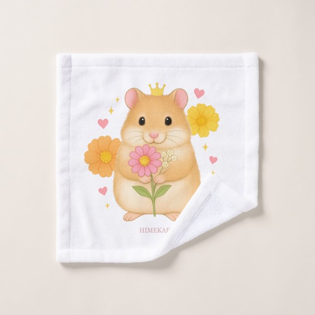 HIMEKARI Stars Wash Towel –Clear (Gant de toilette)